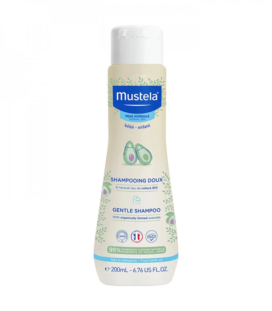 Mustela Shampoing Doux à l’avocat bio 200ml