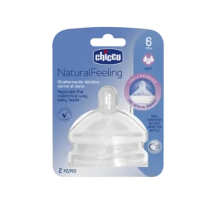 Chicco Tétine Naturalfeeling 6m+ 2 pièces