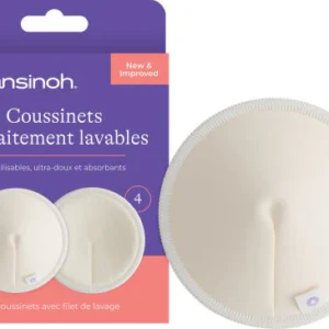 Lansinoh Coussinets D’allaitement Lavables 4 Pièces