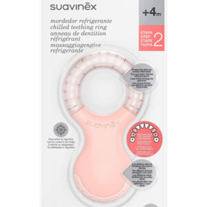 Suavinex Anneau de Dentition Réfrigérant 4M+ - Rose